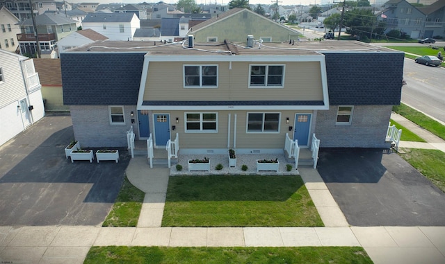 3400 W Brigantine Ave Unit 4, Brigantine, NJ 08203 - multi unit property featuring entry steps, brick siding, roof with shingles, and asphalt driveway