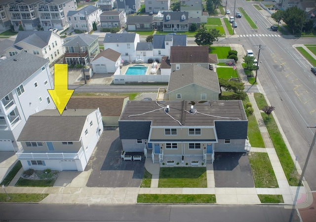 3400 W Brigantine Ave Unit 5, Brigantine, NJ 08203 - aerial perspective of suburban area featuring a pool