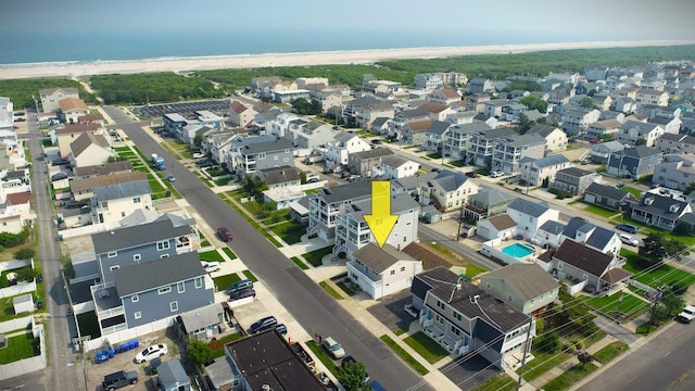 3400 W Brigantine Ave Unit 5, Brigantine, NJ 08203 - aerial view of property and surrounding area with a large body of water and nearby suburban area