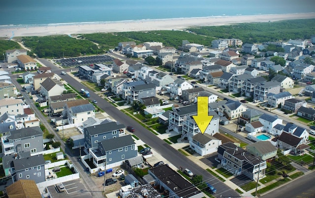 3400 W Brigantine Ave Unit 5, Brigantine, NJ 08203 - aerial overview of property's location with unending shoreline and nearby suburban area