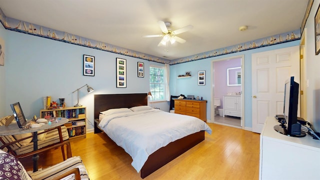 104 Locust Ave, Egg Harbor Township, NJ 08234 - bedroom with light wood-type flooring and ensuite bathroom
