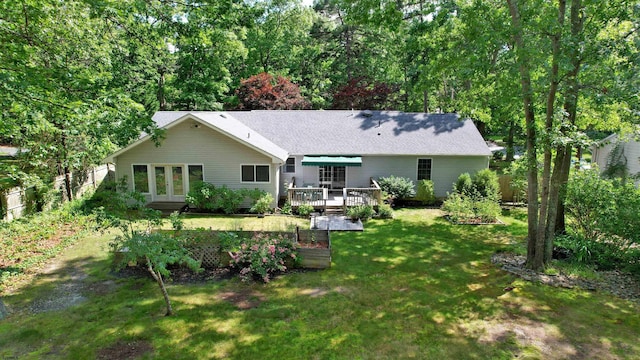 104 Locust Ave, Egg Harbor Township, NJ 08234 - back of house featuring a deck and a shingled roof