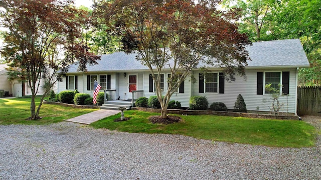 104 Locust Ave, Egg Harbor Township, NJ 08234 - ranch-style house with roof with shingles and covered porch