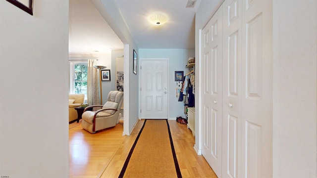 104 Locust Ave, Egg Harbor Township, NJ 08234 - hallway with light wood-style floors and baseboards
