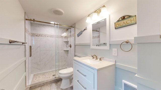 713 W Brigantine Ave, Brigantine, NJ 08203 - bathroom featuring vanity and a shower stall