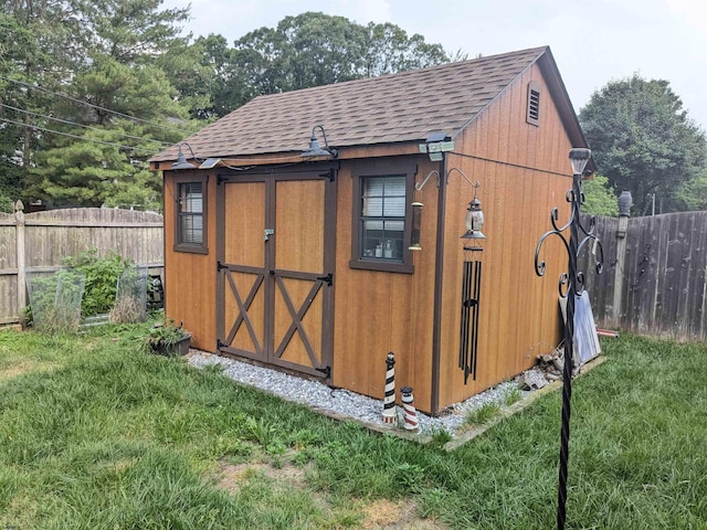 192 Exton Rd, Somers Point, NJ 08244 - view of shed featuring a fenced backyard