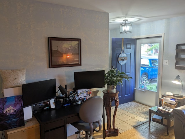 192 Exton Rd, Somers Point, NJ 08244 - office area with light tile patterned floors