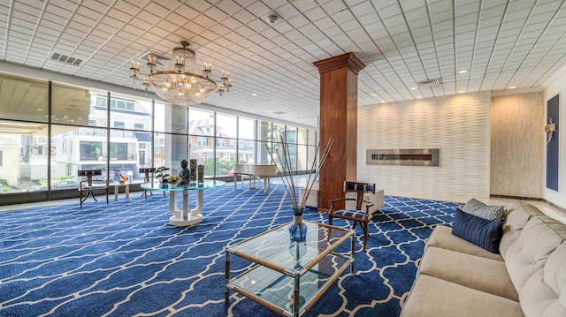 5000 Boardwalk Unit 107, Ventnor, NJ 08406 - community lobby with expansive windows