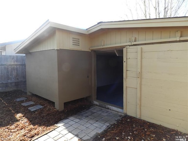 view of shed / structure