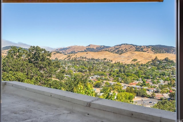 view of property view of mountains