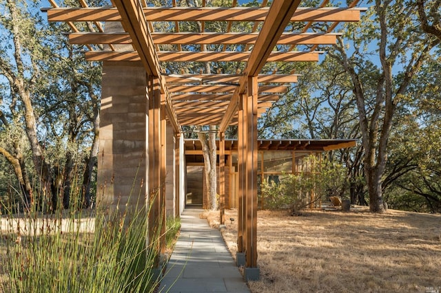 2181 N 3rd Ave, Napa, CA 94558 - exterior space featuring a pergola