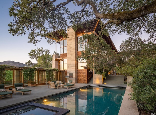 2181 N 3rd Ave, Napa, CA 94558 - view of pool featuring an outdoor hangout area and a patio area