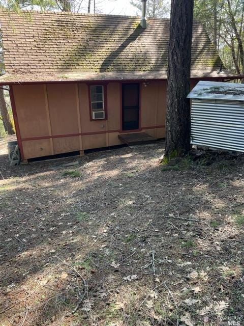 view of rear view of property