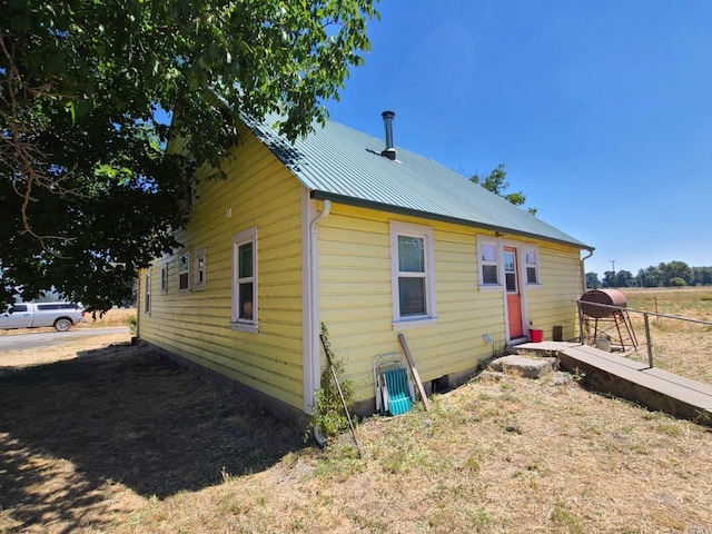 view of back of property