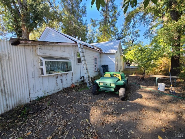 view of side of property