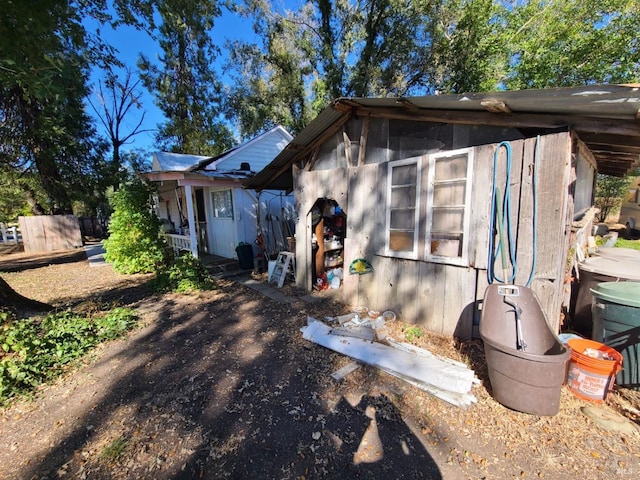 view of home's exterior