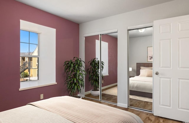 2010 Pioneer Way, Santa Rosa, CA 95403 - bedroom with multiple closets and hardwood / wood-style floors