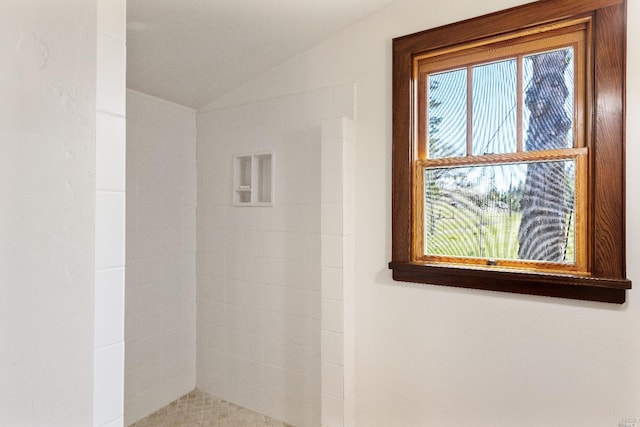 31650 Sherwood Rd, Willits, CA 95490 - bathroom with vaulted ceiling and plenty of natural light