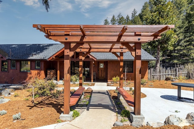 31650 Sherwood Rd, Willits, CA 95490 - surrounding community featuring fence and a pergola