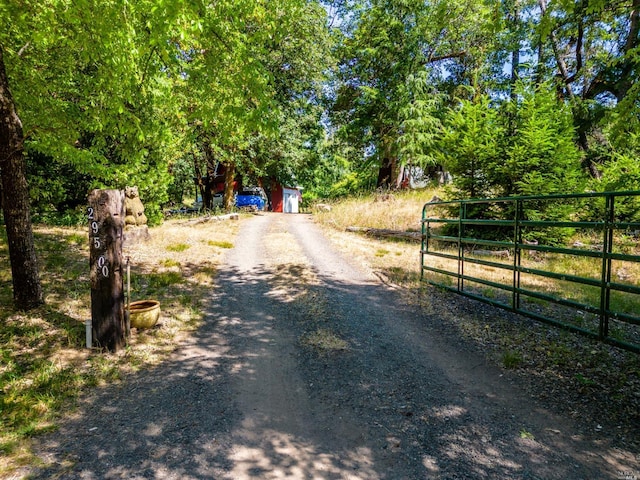 view of road