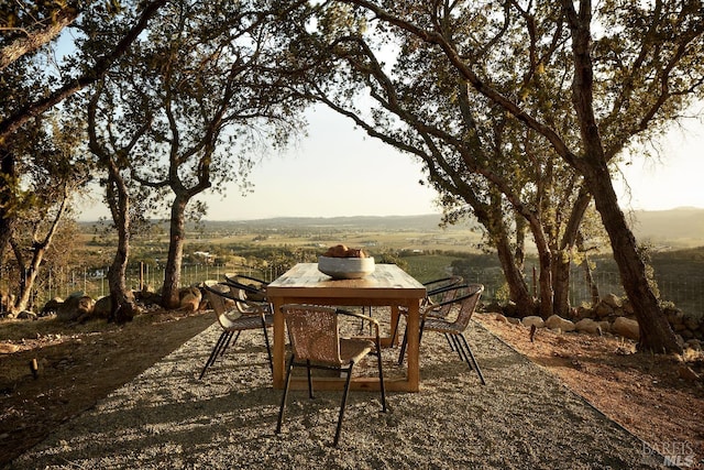 view of patio / terrace featuring outdoor dining space