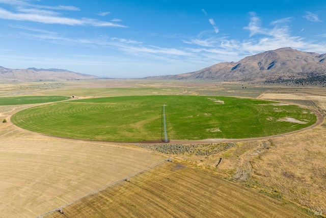 property view of mountains featuring a rural view