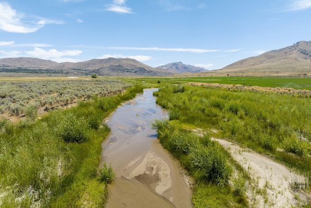 property view of mountains with a water view