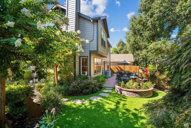 exterior space with a patio