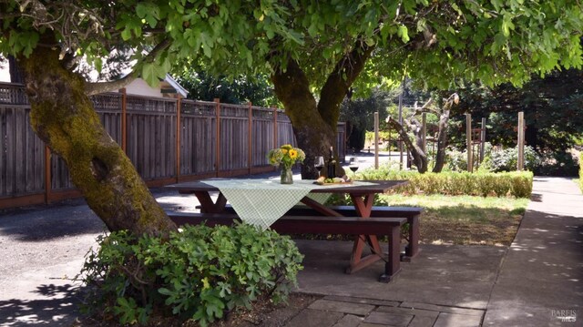 view of patio