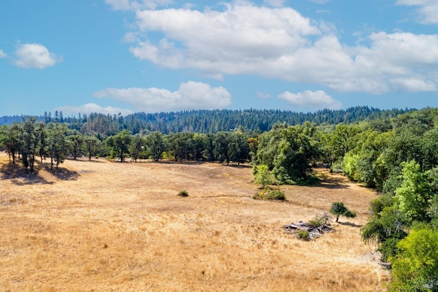 property view of mountains with a rural view