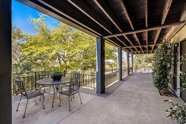 view of patio