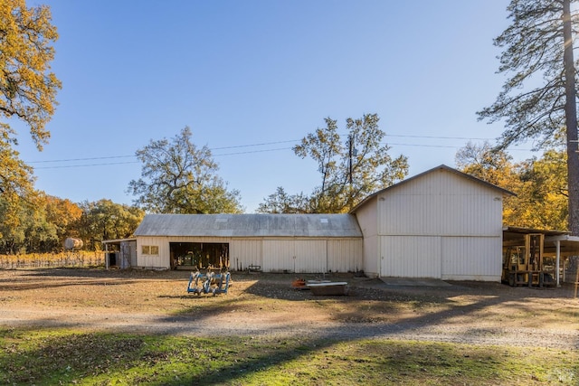 exterior space featuring an outdoor structure