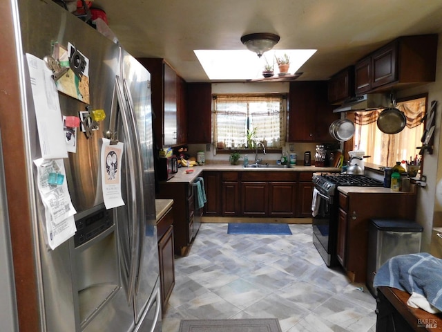 kitchen featuring sink and stainless steel appliances