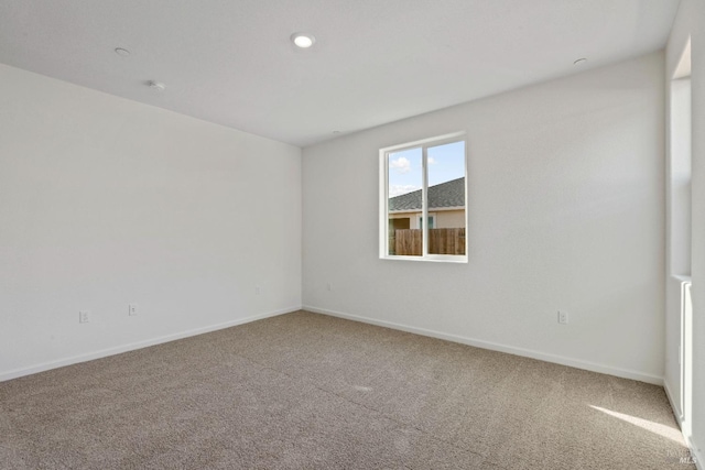 empty room featuring carpet