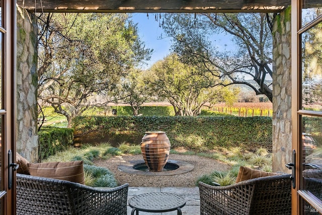 view of patio