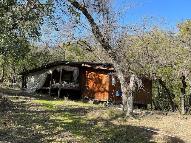 view of outdoor structure