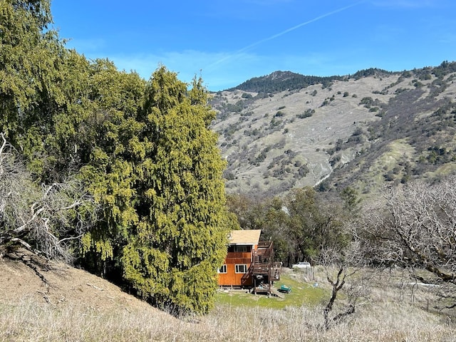 view of mountain feature