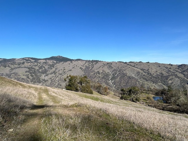 view of mountain feature