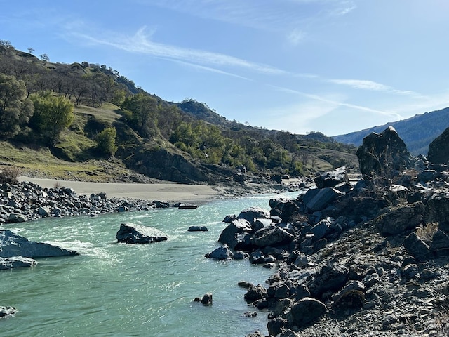 property view of mountains with a water view