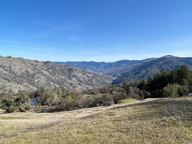 view of mountain feature