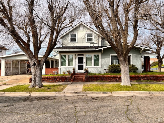 view of front of home