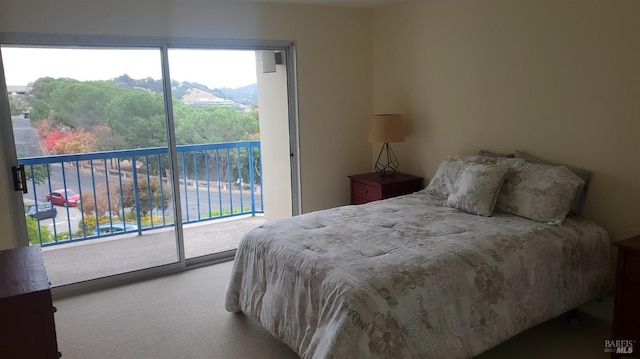 100 Thorndale Dr Unit 327, San Rafael, CA 94903 - bedroom featuring carpet flooring, access to outside, and multiple windows