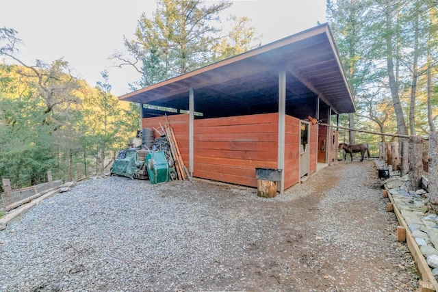 view of side of property