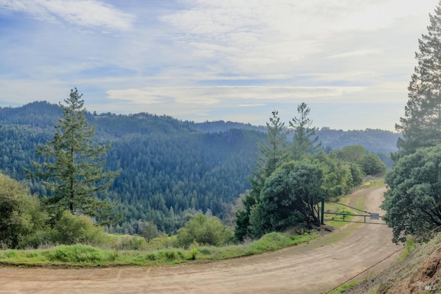 view of mountain view