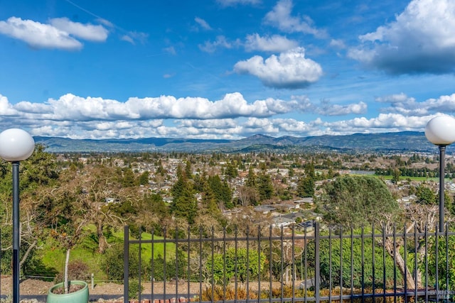 view of property view of mountains