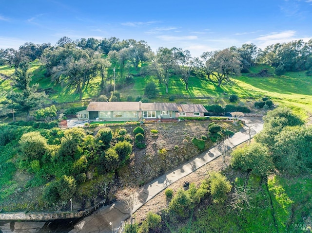 view of drone / aerial view