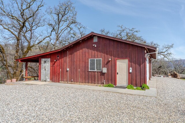 view of shed / structure