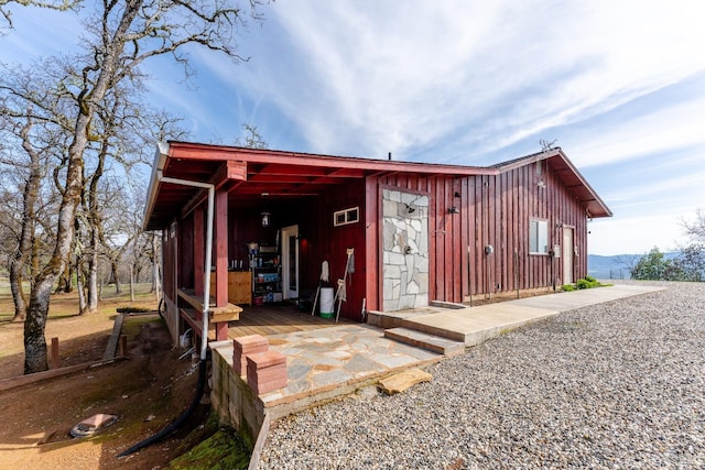 view of shed / structure