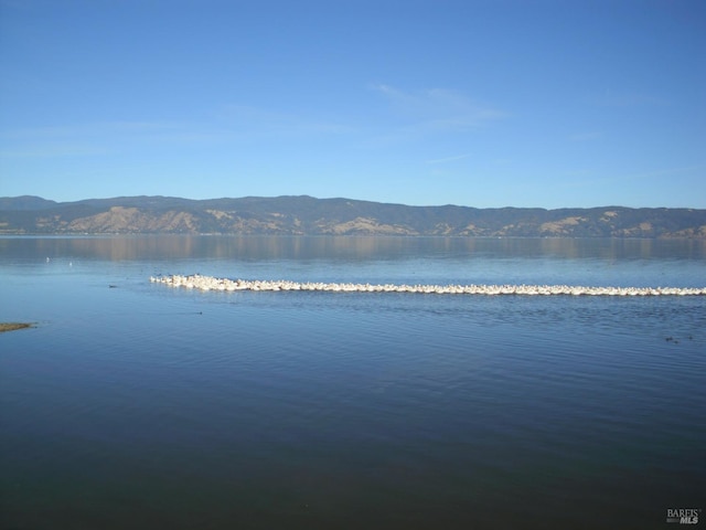 property view of water with a mountain view