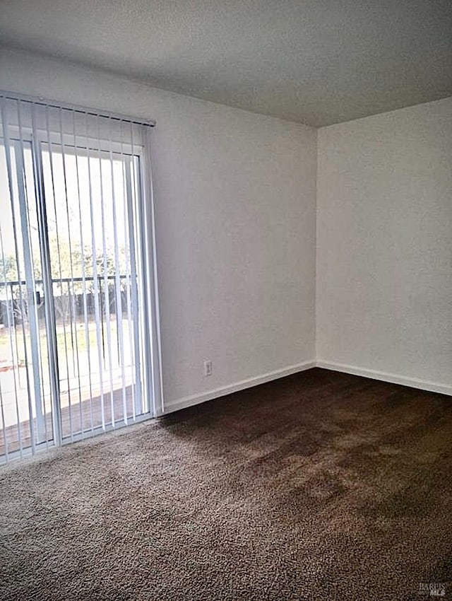 6687 Blue Heron Dr, Upper Lake, CA 95485 - carpeted spare room with a wealth of natural light and a textured ceiling